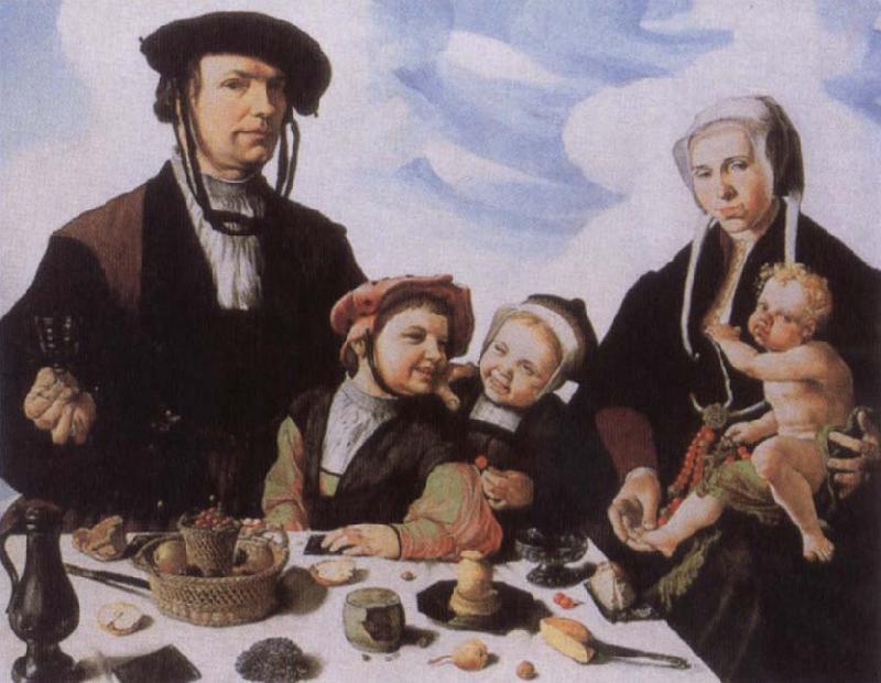 Maerten Jacobsz van Heemskerck Family portrait Sweden oil painting art